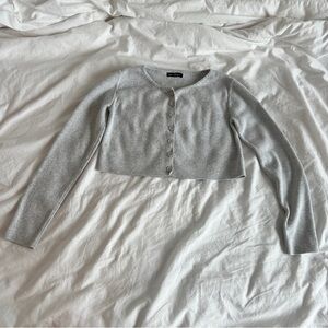 Brandy Melville Cropped Knit Cardigan (Washed)